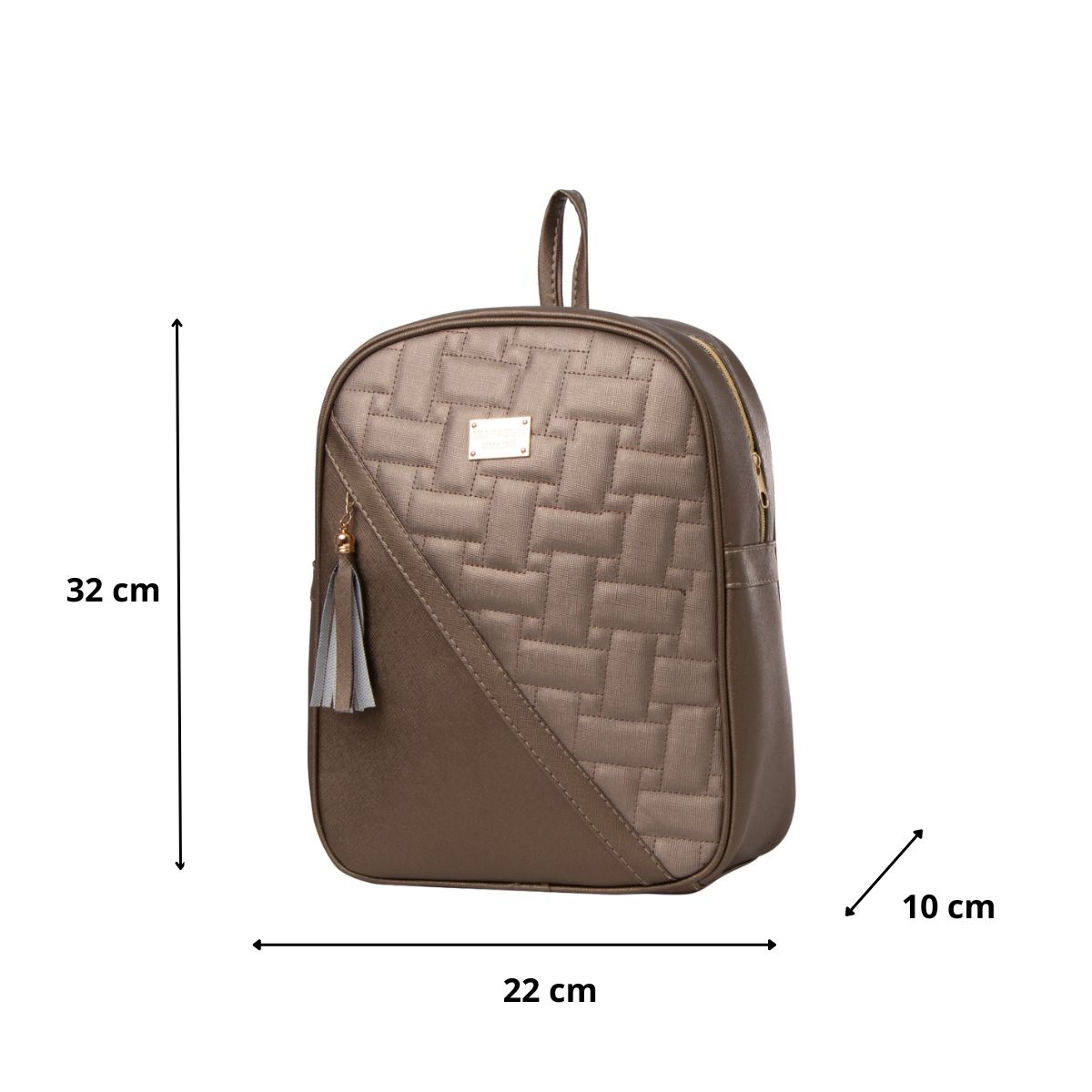 Foto 4 pulgar | Mochila De Mujer Fana Oba Color Antimonio Premium