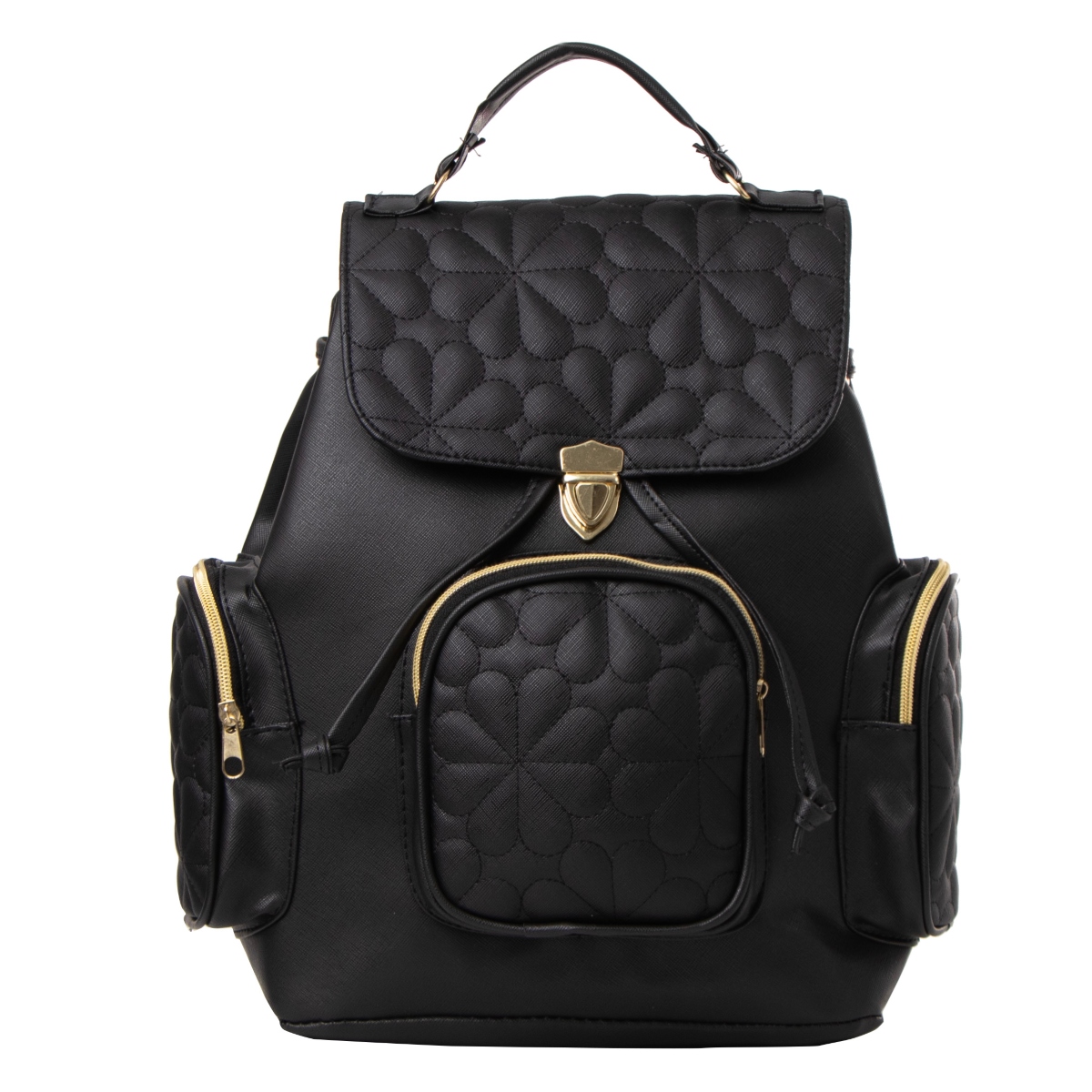 Mochila De Mujer Fana Odila Color Negro Lúcela