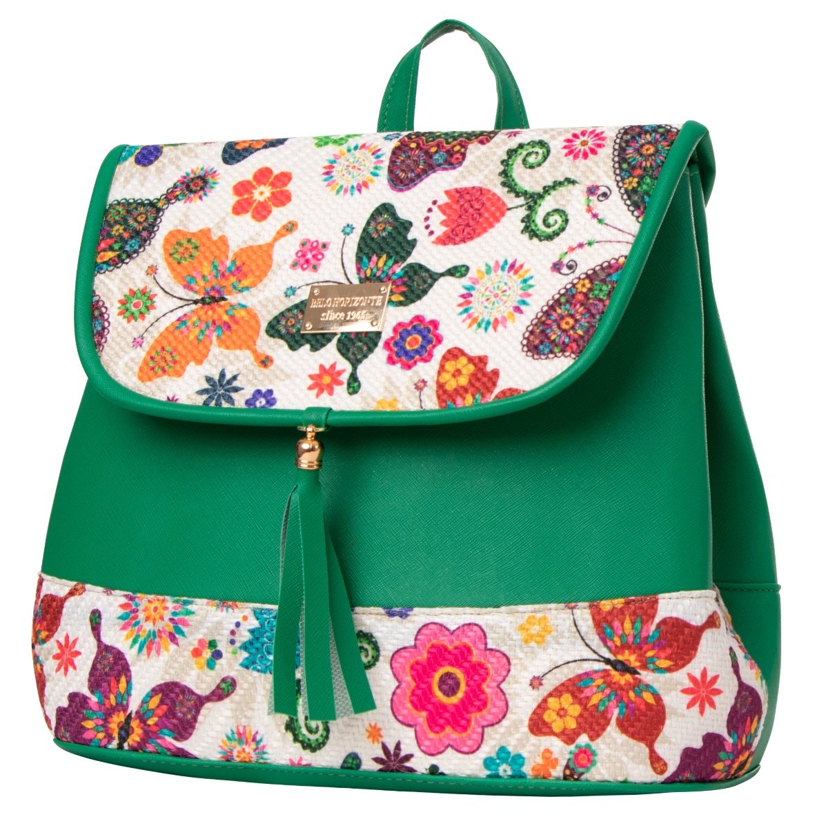 Foto 3 pulgar | Mochila Yute Para Mujer Fana Saril Color Verde Con Asas