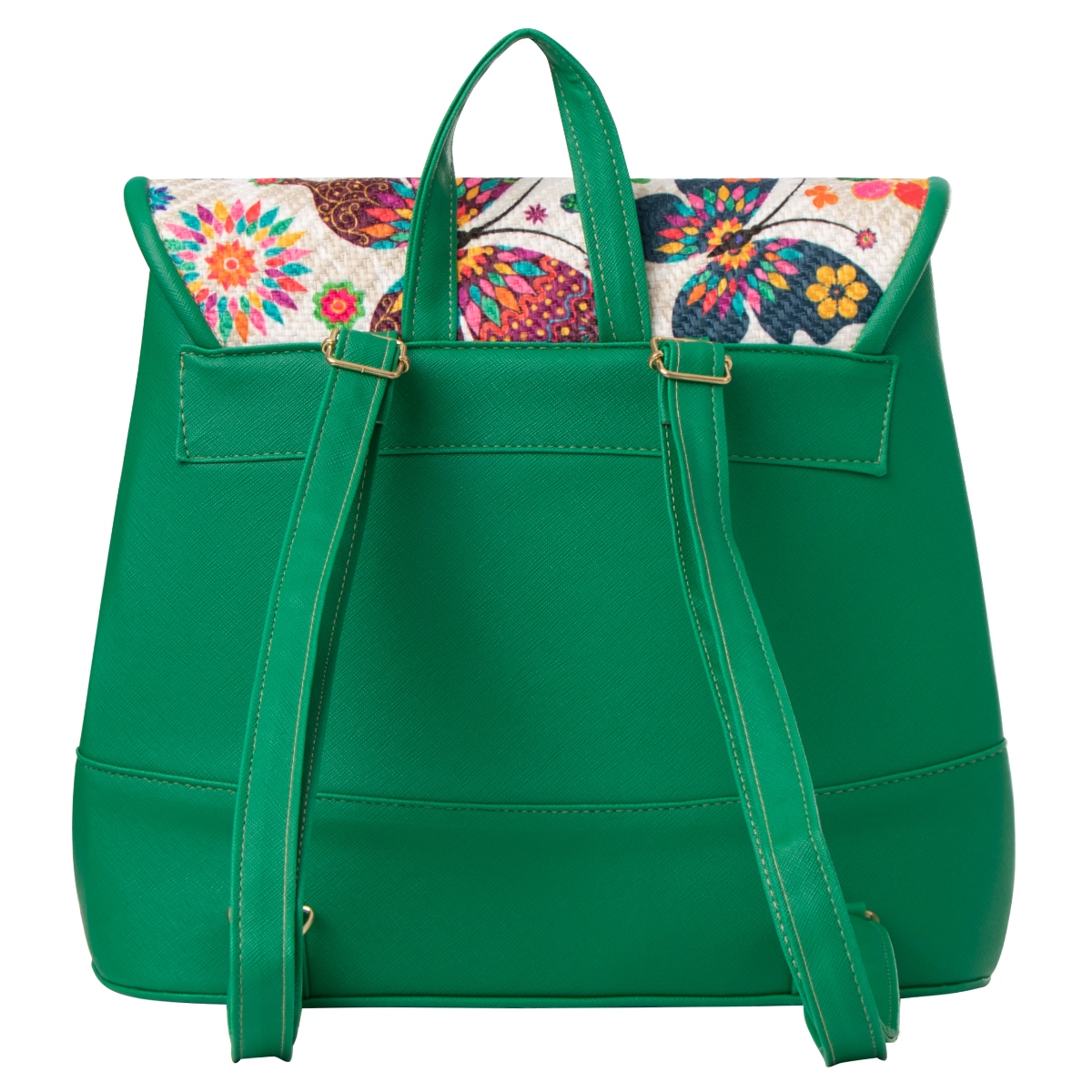 Foto 5 pulgar | Mochila Yute Para Mujer Fana Saril Color Verde Con Asas