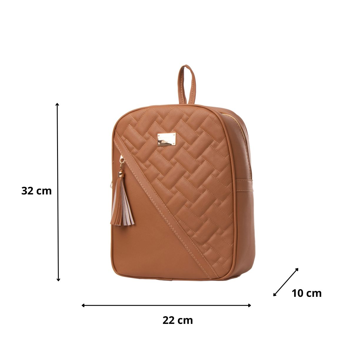 Foto 3 | Mochila De Mujer Fana Oba Color Camel Sensacional