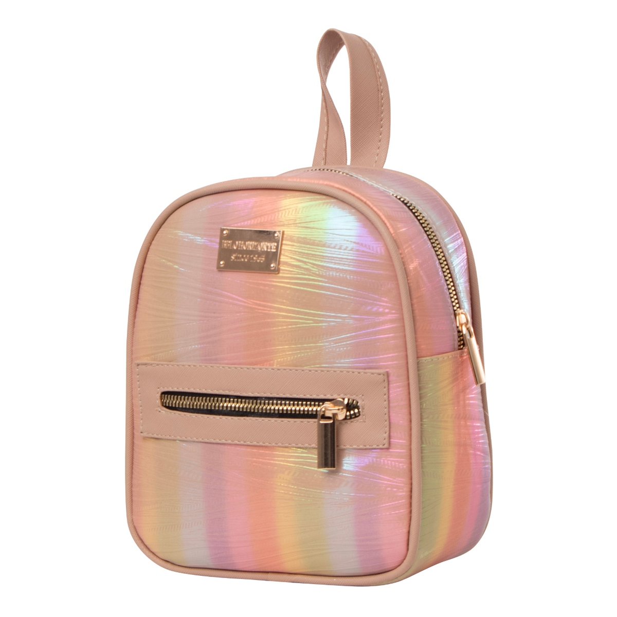 Foto 3 pulgar | Mochila De Niña Fana Fátima Color Oro Rosado Reforzada