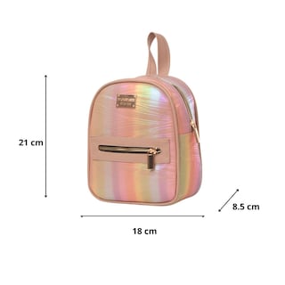 Foto 3 | Mochila De Niña Fana Fátima Color Oro Rosado Reforzada