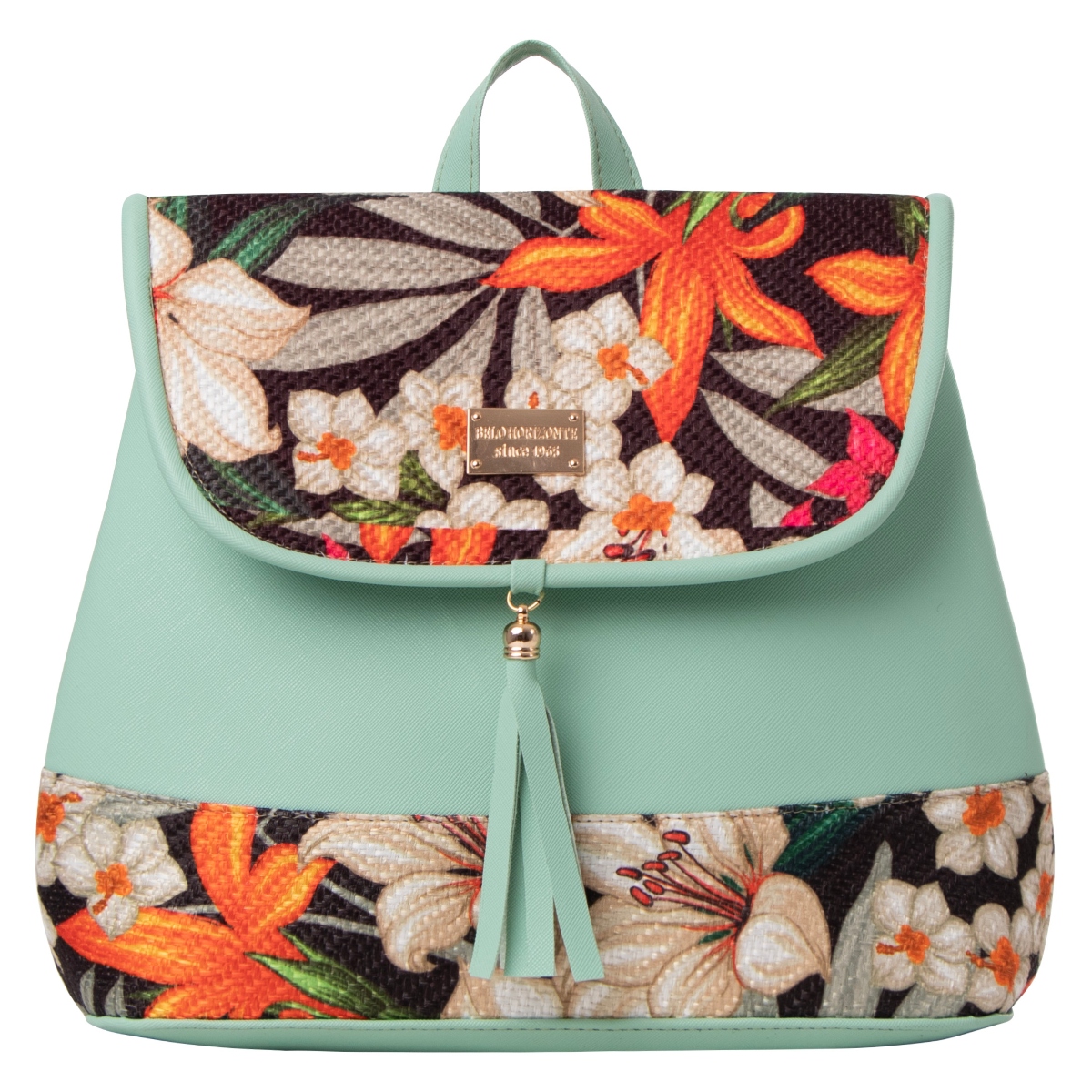 Mochila Yute Para Mujer Fana Saril Color Menta Elegante