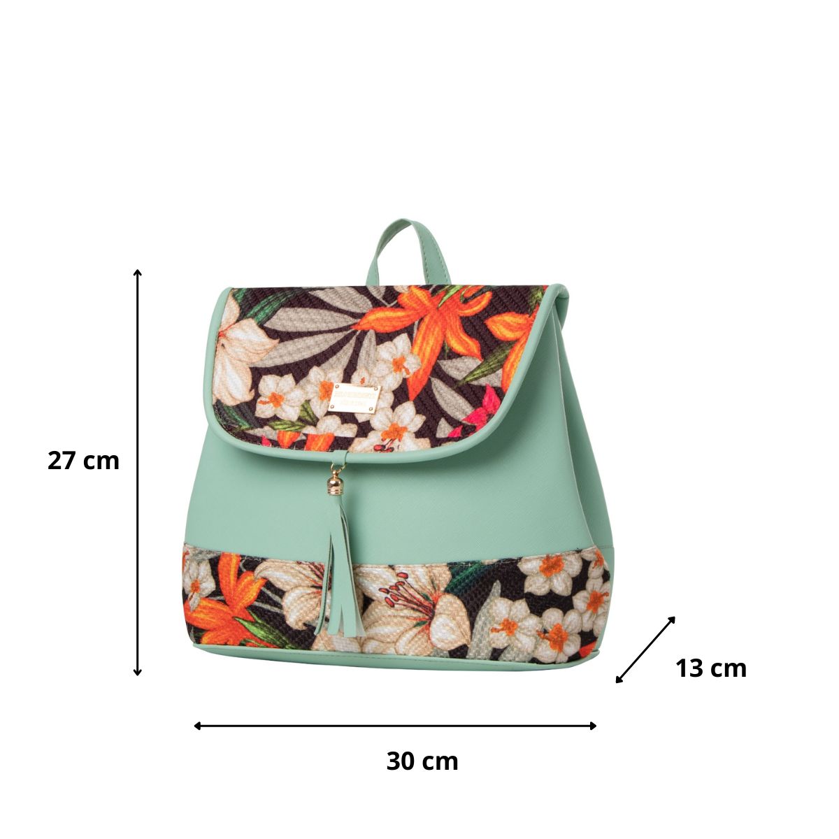 Foto 4 pulgar | Mochila Yute Para Mujer Fana Saril Color Menta Elegante