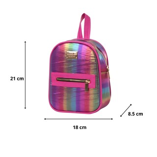 Foto 3 | Mochila De Niña Fana Fátima Color Buganvilia Fashions