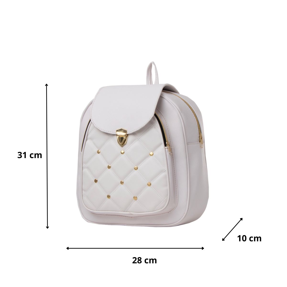 Foto 4 pulgar | Mochila Para Mujer Fana Nela Color Blanco Original