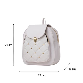 Foto 3 | Mochila Para Mujer Fana Nela Color Blanco Original