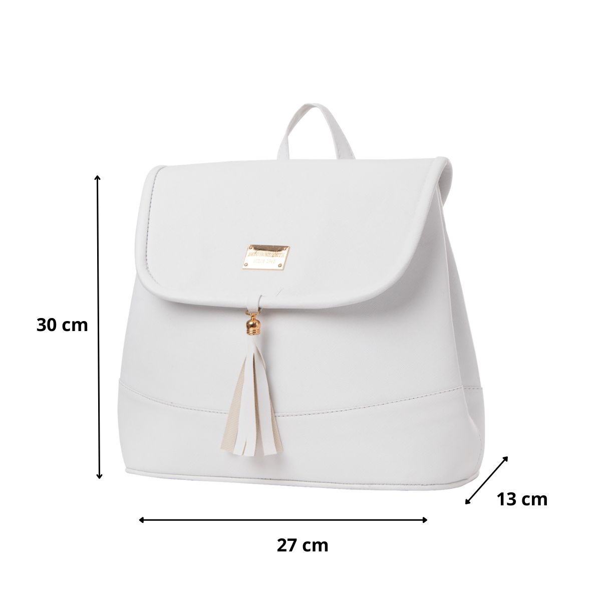 Foto 4 pulgar | Mochila De Mujer Fana Nakia Color Blanco Sensacional