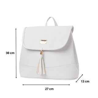 Foto 3 | Mochila De Mujer Fana Nakia Color Blanco Sensacional