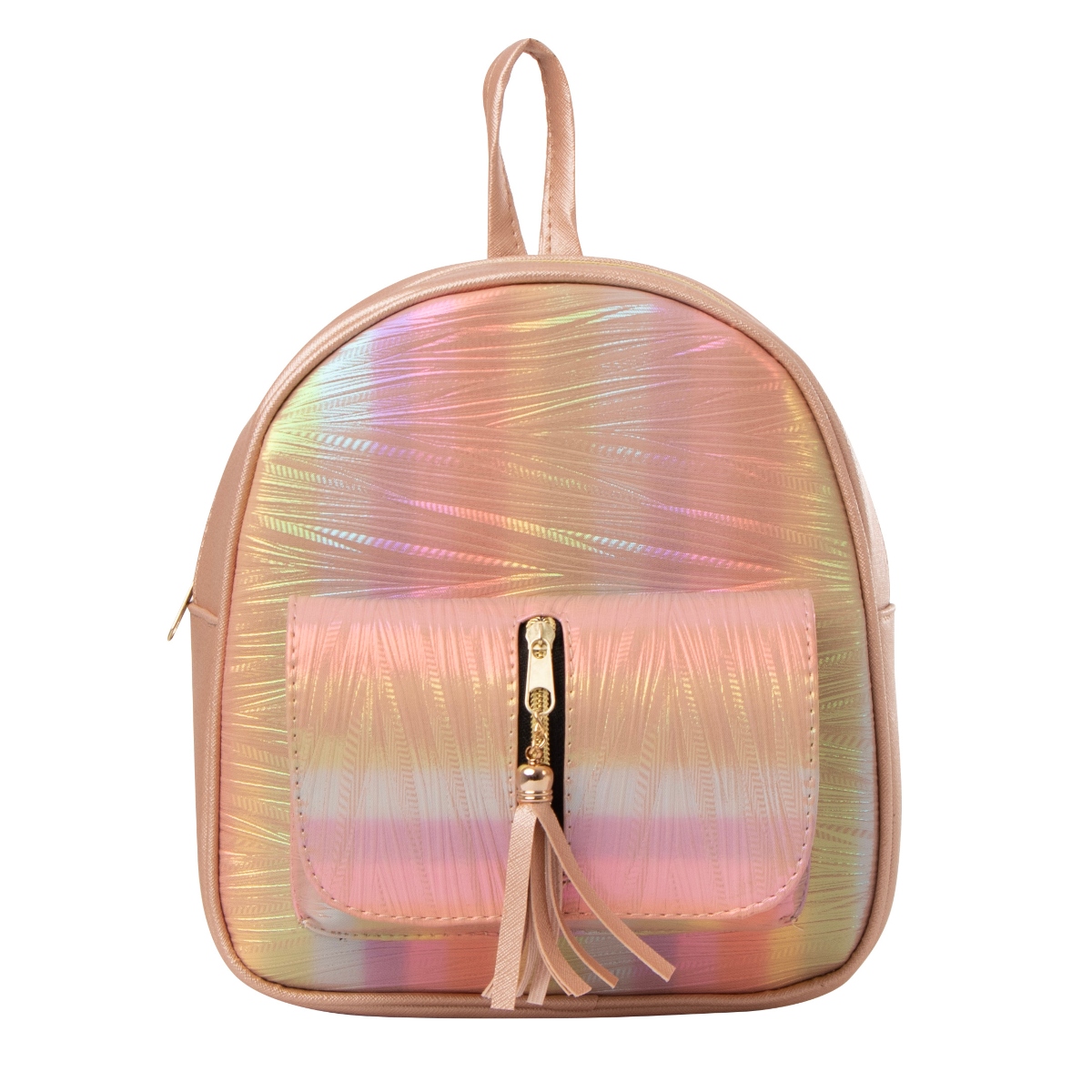Mochila Para Niña Fana Zana Color Oro Rosado Especial
