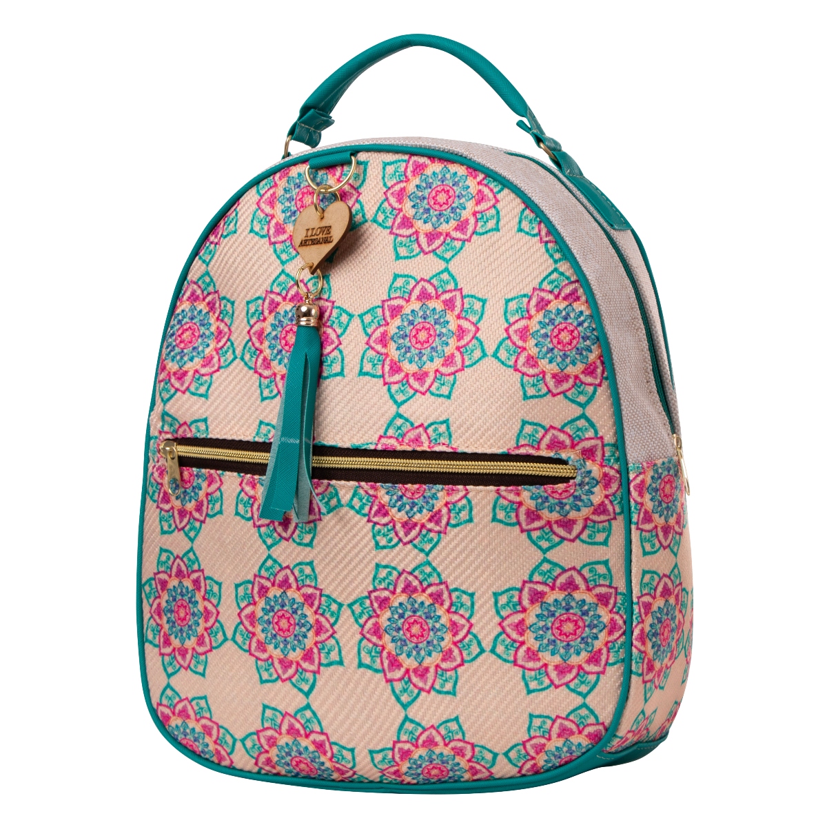 Foto 2 | Mochila Yute De Mujer Fana Paris Color Aqua Original