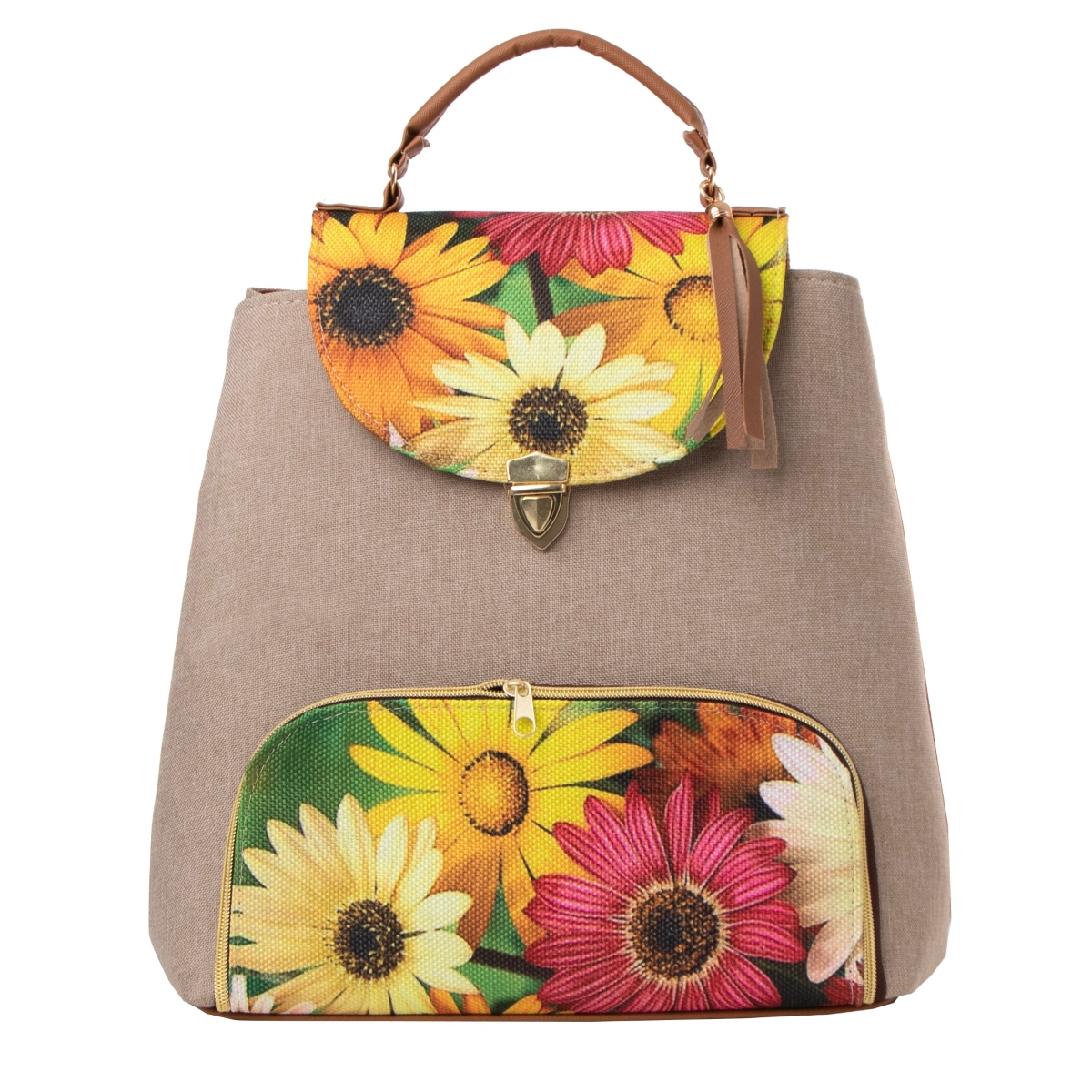 Foto 1 | Mochila Yute Para Mujer Fana Ozara Color Paja Reforzada