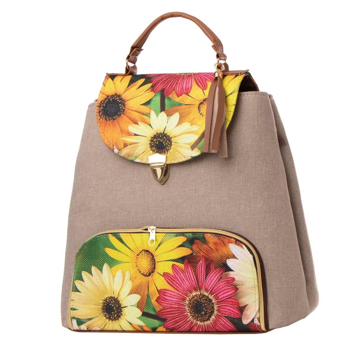 Foto 2 | Mochila Yute Para Mujer Fana Ozara Color Paja Reforzada