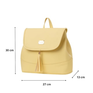 Foto 3 | Mochila Para Mujer Fana Nakia Color Amarillo Lúcela
