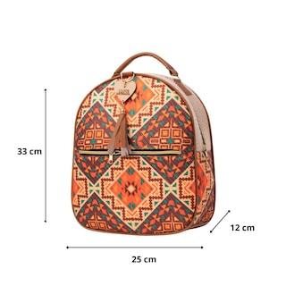 Foto 3 | Mochila Yute De Mujer Fana Paris Color Camel Se Única