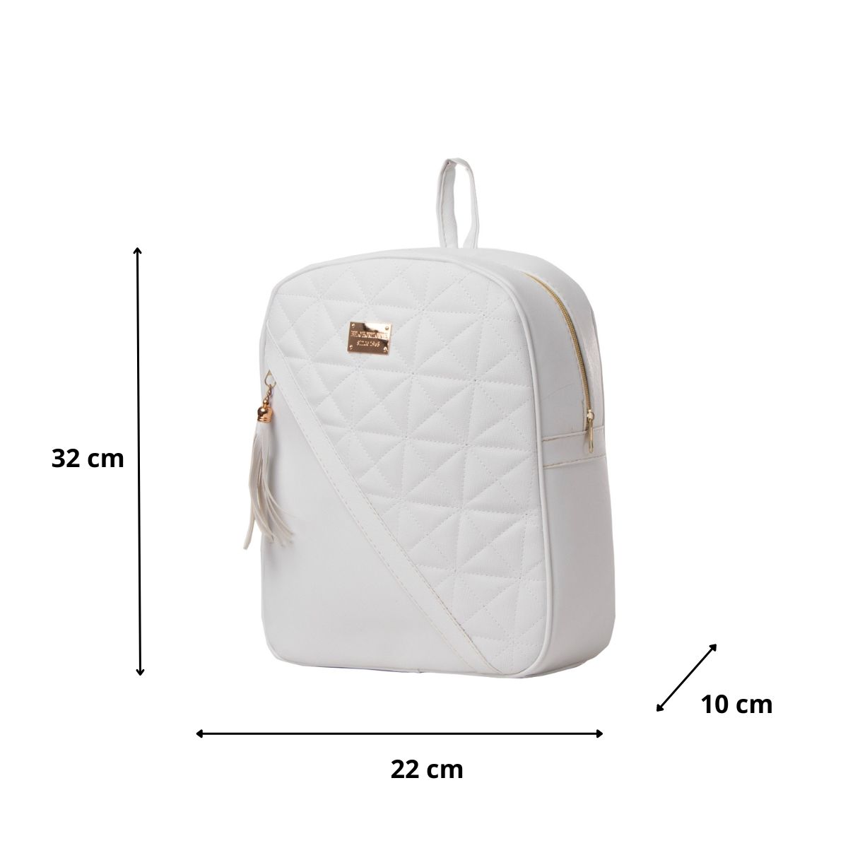 Foto 4 pulgar | Mochila Para Mujer Fana Oba Color Blanco Hermosa