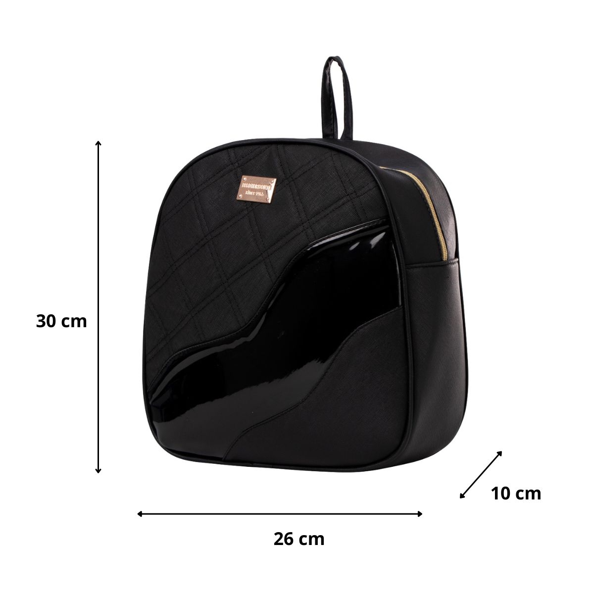 Foto 4 pulgar | Mochila Para Mujer Fana Nahid Color Negro Reforzada