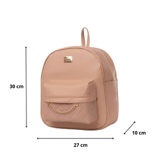 Foto 3 | Mochila Para Mujer Fana Navel Color Maquillaje Reforzada