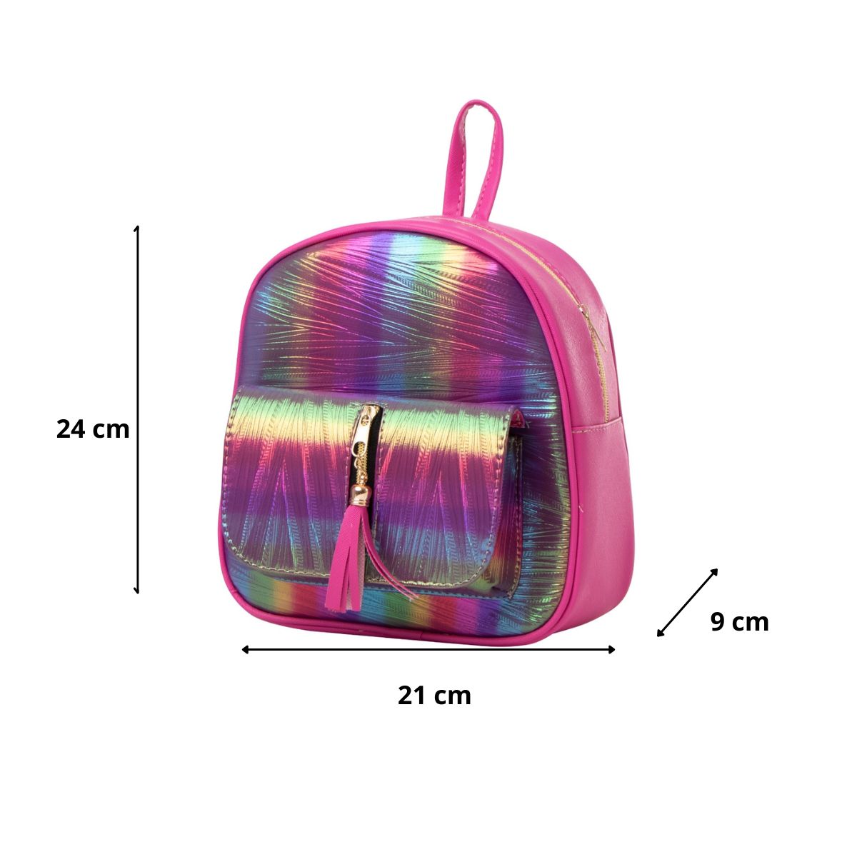 Foto 4 pulgar | Mochila Para Niña Fana Zana Color Buganvilia Sensacional