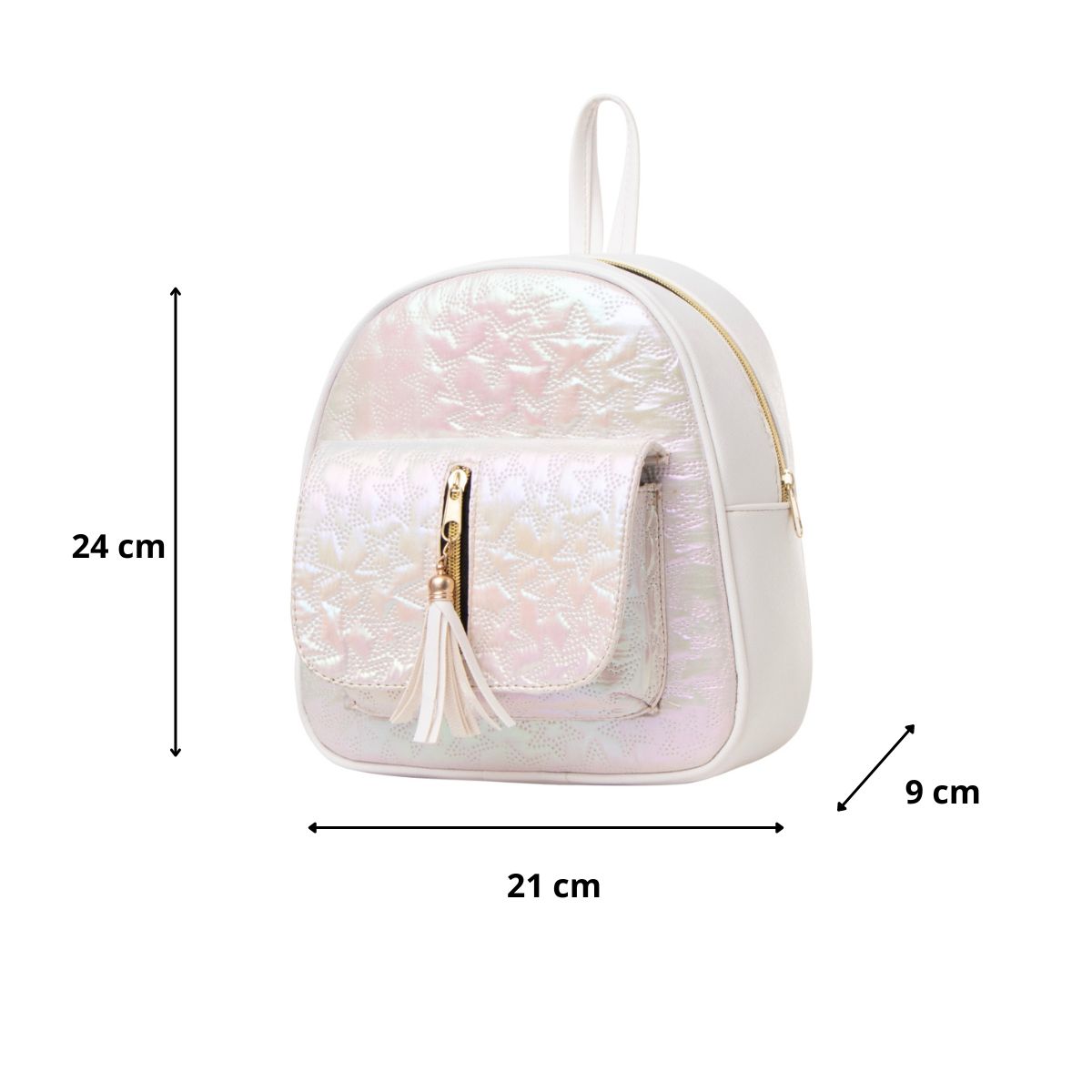 Foto 4 pulgar | Mochila Para Niña Fana Zana Color Blanco Original