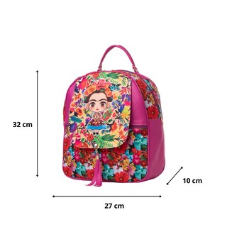 Foto 3 | Mochila Yute De Mujer Fana Selma Color Buganvilia Linda