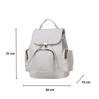 Foto 3 | Mochila Para Mujer Fana Odila Color Blanco Se Única