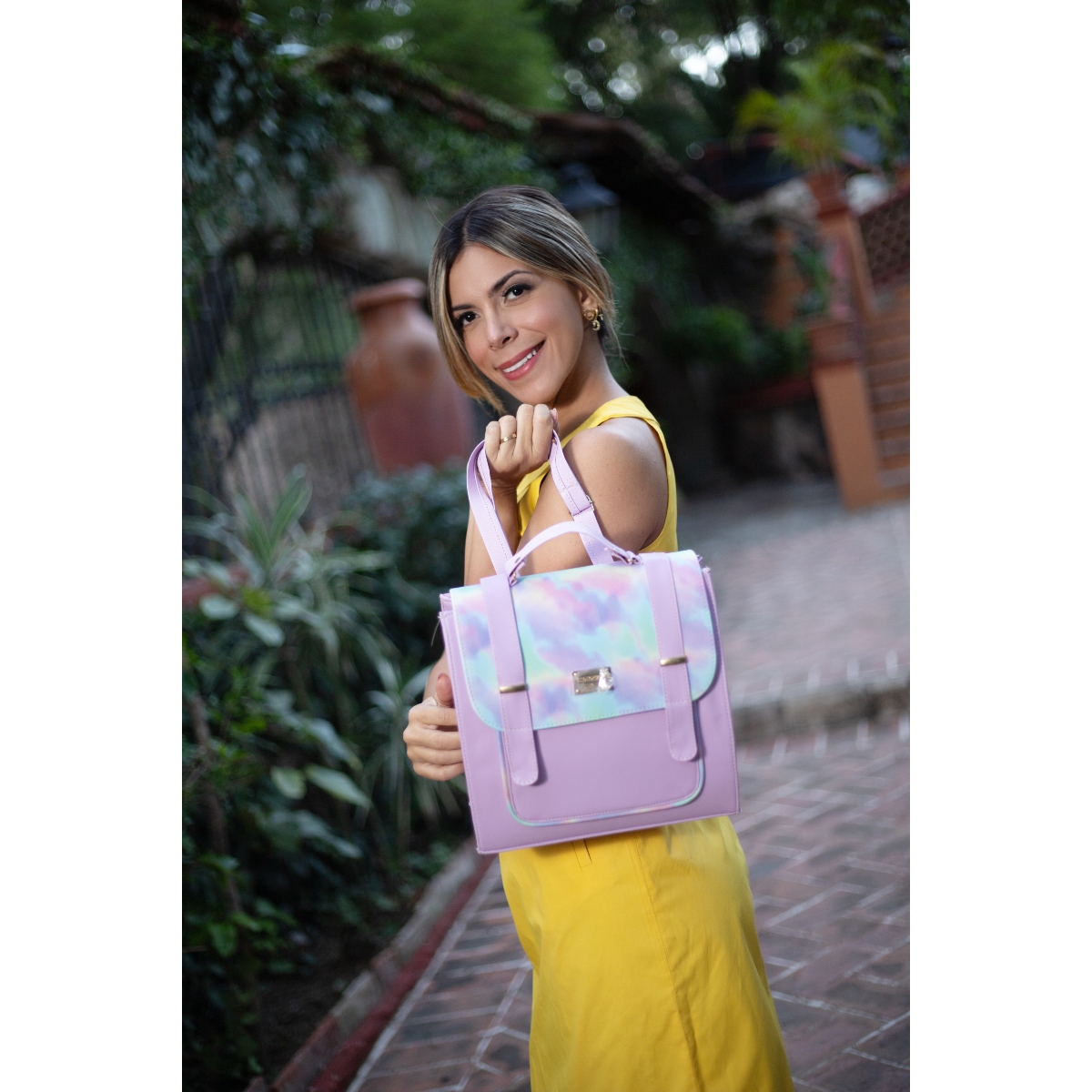 Foto 3 | Mochila Para Mujer Fana Noa Color Lila Se Única