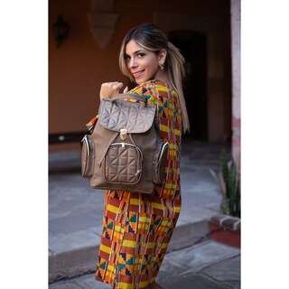 Foto 4 | Mochila De Mujer Fana Odila Color Antimonio Fashions