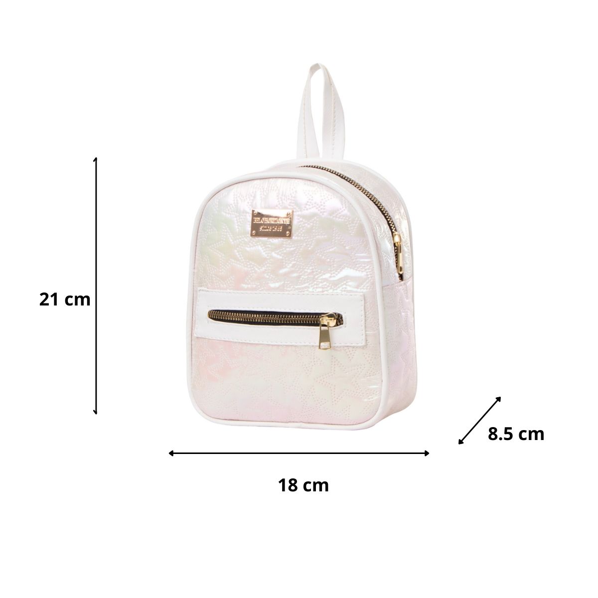 Foto 4 pulgar | Mochila Para Niña Fana Fátima Color Blanco Premium