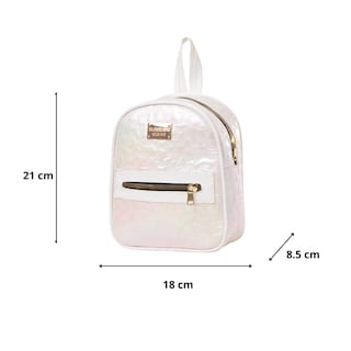 Foto 3 | Mochila Para Niña Fana Fátima Color Blanco Premium