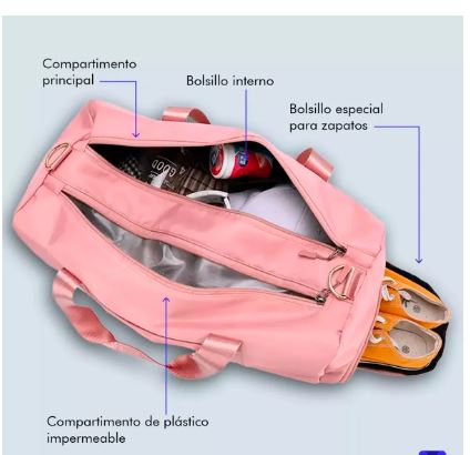 Foto 4 pulgar | Mochila Deportiva Wünd Rosa de Gran Capacidad