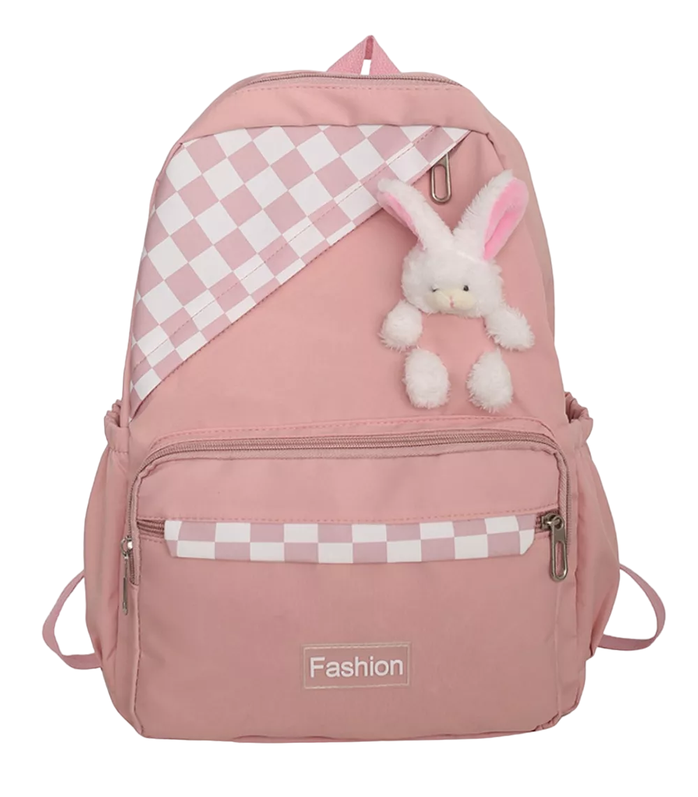 Foto 2 pulgar | Mochila Fashion Impermeable Rosa