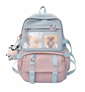 Foto 1 | Mochila De Gran Capacidad De Estilo Coreano Para Estudiantes Rosa