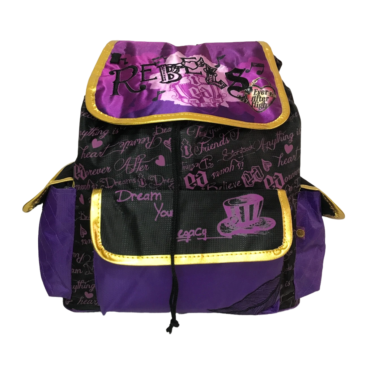 Mochila Escolar Ever After High Violeta Oscuro