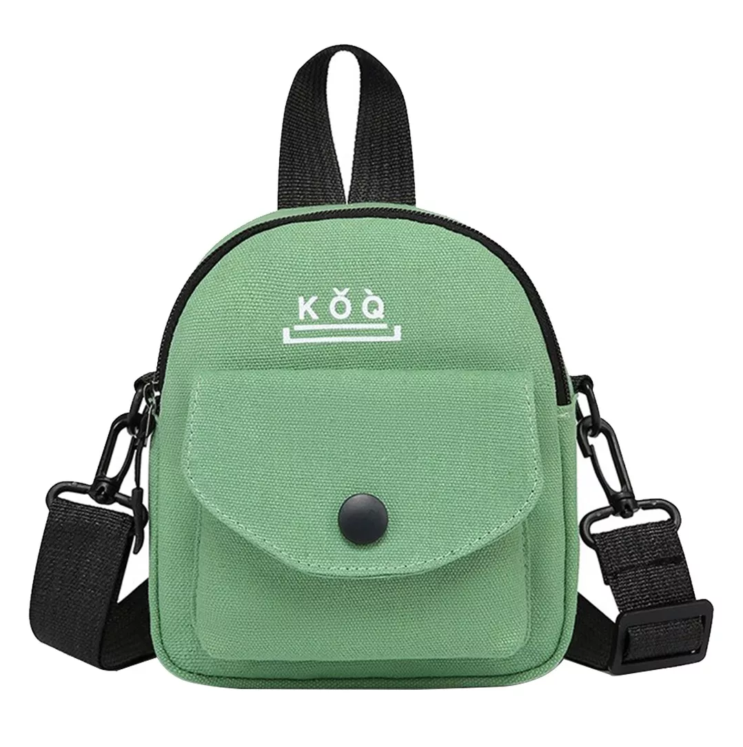 Foto 4 pulgar | Bolsa Mochila Lab.G Verde de Hombro para Dama