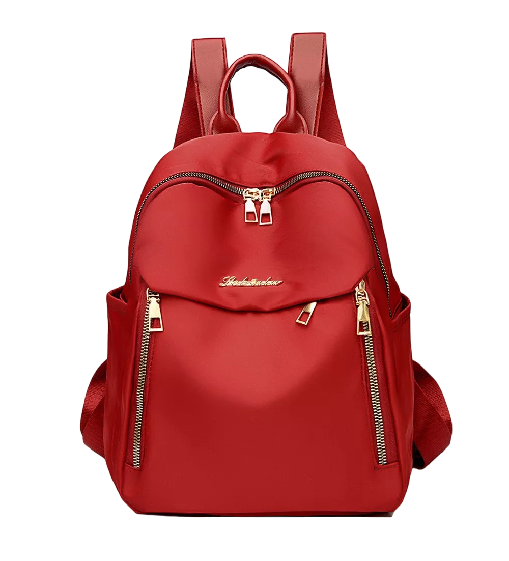 Mochila Belug Impermeable Roja para Mujer