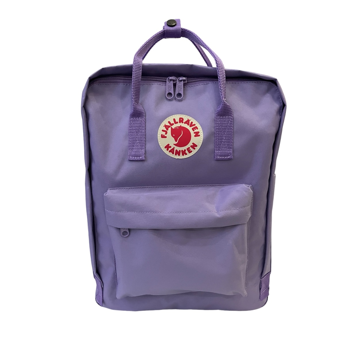 Mochila Estilo Backpack Fjallraven Kanken Impermeable Lila Grande