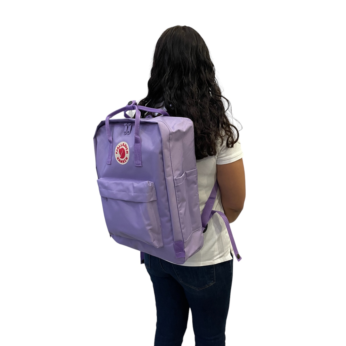 Foto 5 pulgar | Mochila Estilo Backpack Fjallraven Kanken Impermeable Lila Grande