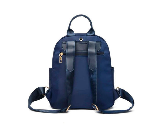 Foto 4 pulgar | Mochila Mujer Moda Oxford Azul