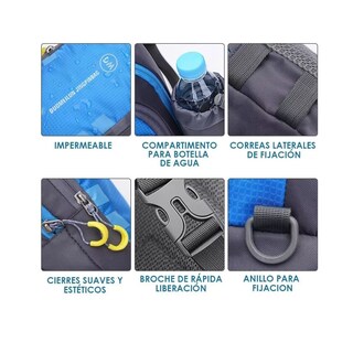 Foto 2 | Pechera Broche Antirrobo Mariconera Impermeable Eo Safe Imports Esi-13306 Multicolor