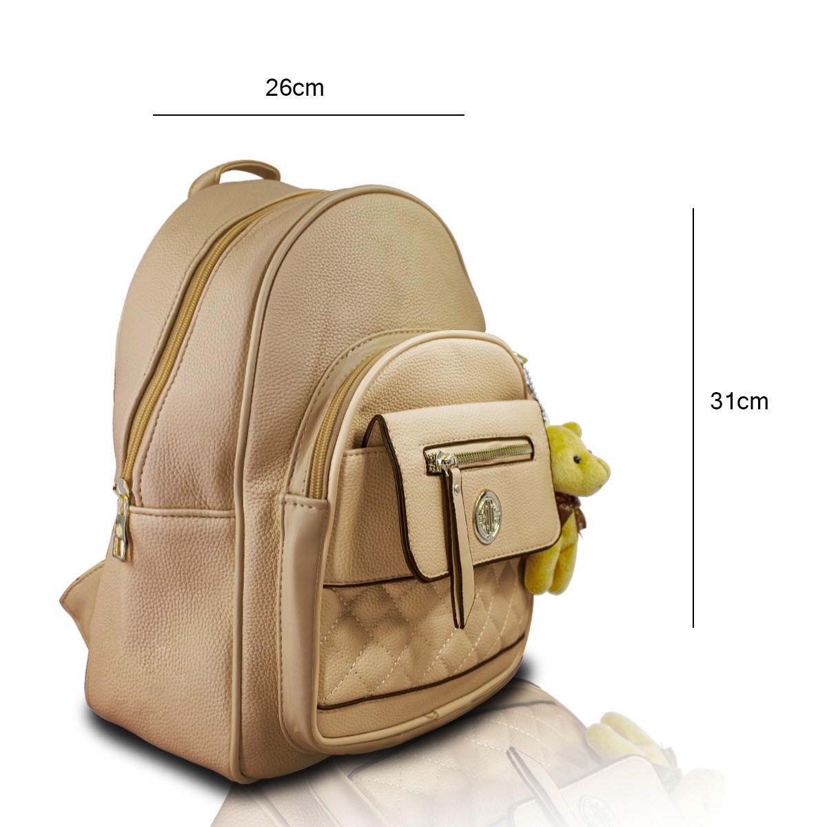 Foto 3 pulgar | Mochila Playbox Beige