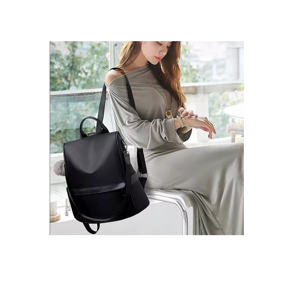 Foto 5 | Mochila de Moda Impermeable Antirrobo Bolsa para Mujer