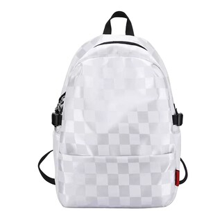 Foto 1 | Mochila Escolar Multifuncional Gran Capacidad Blanca