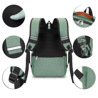 Foto 3 | Mochila Belug Antirrobo Verde