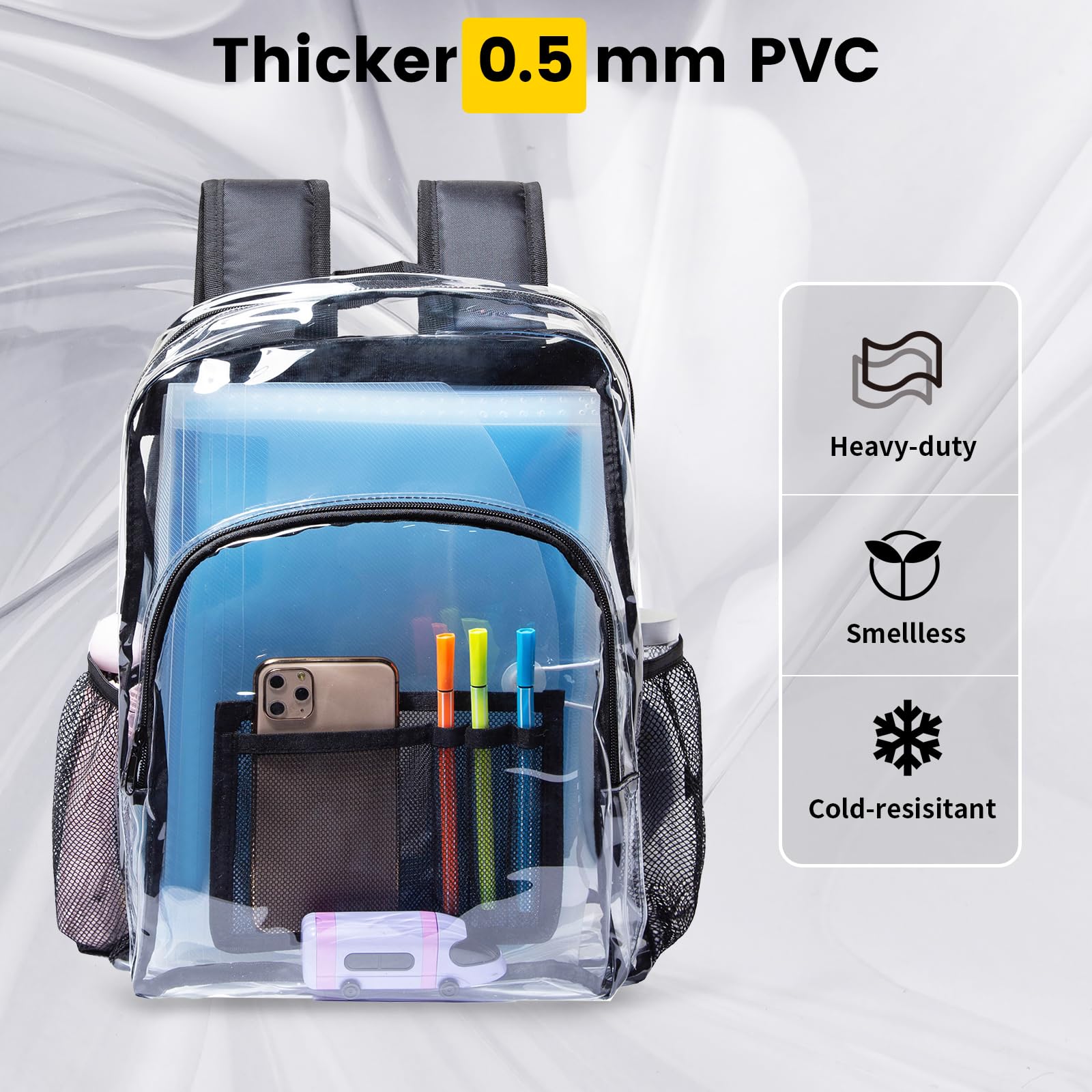 Foto 4 pulgar | Mochila Vorspack Transparente-Venta Internacional