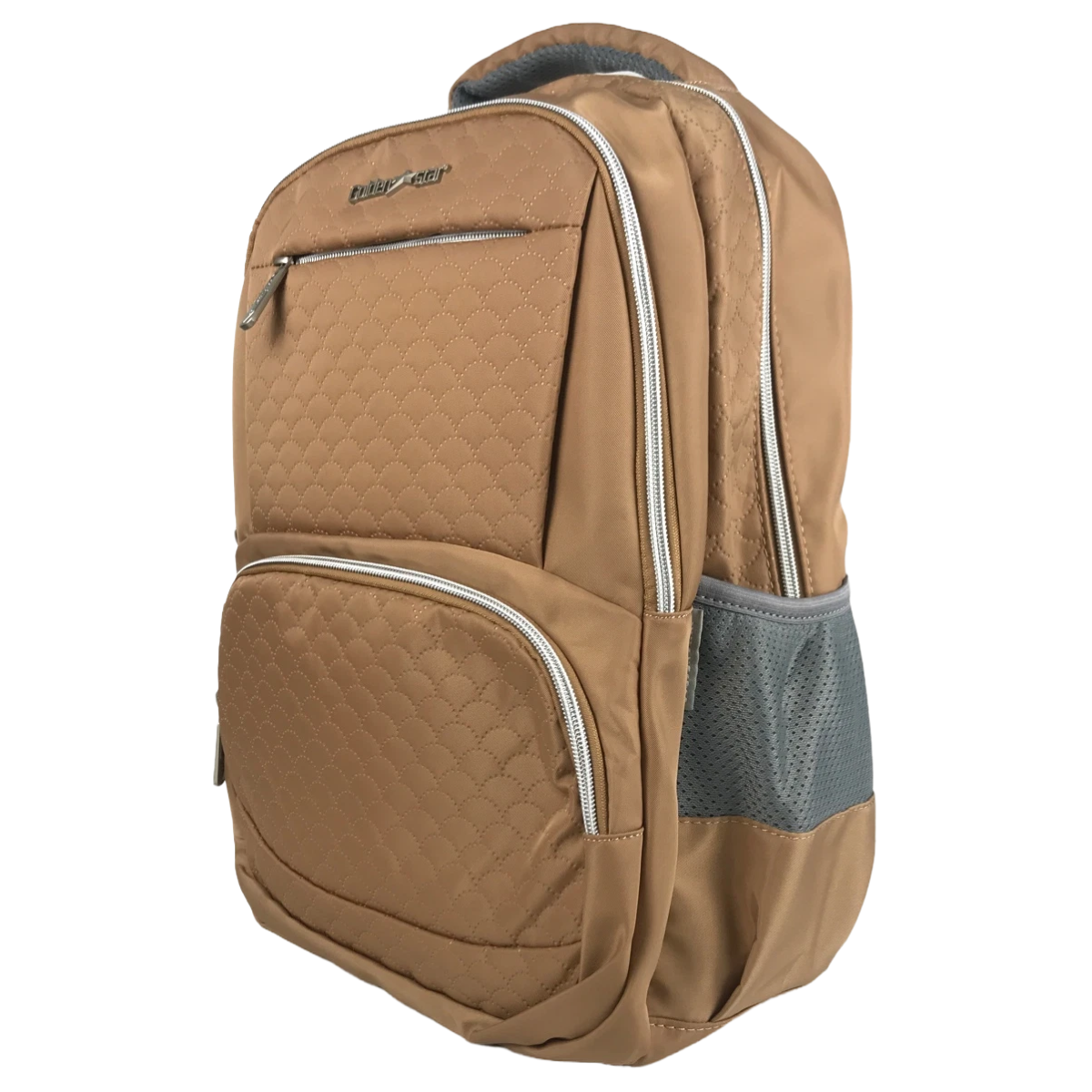 Foto 2 | Mochila Escolar Portalap Golden Star Df-8909 Caqui