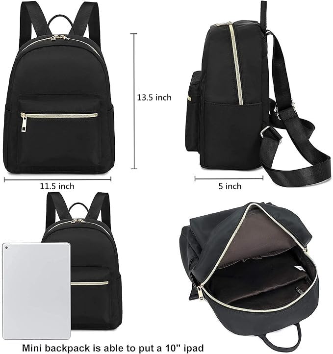 Foto 5 | Mochila Camtop Negra para Mujer-Venta Internacional