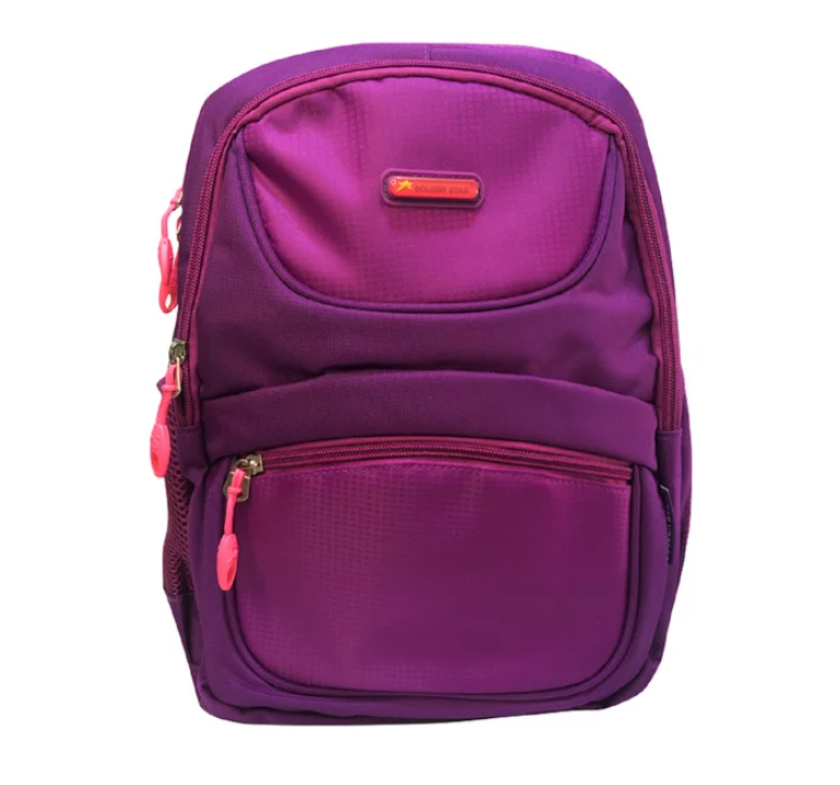Mochila Escolar Golden Star Df-8071 Morado