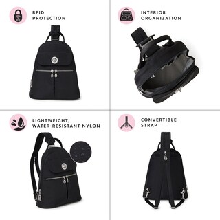 Foto 3 | Mochila Baggallini Negra para Mujer-Venta Internacional